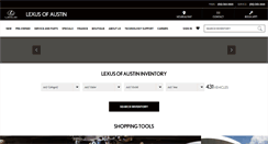 Desktop Screenshot of lexusofaustin.com